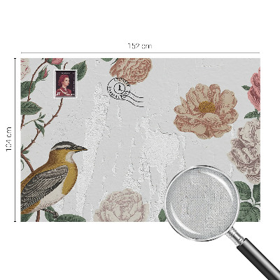 3D fotobehang Vintage bloemen