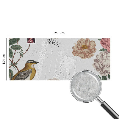 3D fotobehang Vintage bloemen