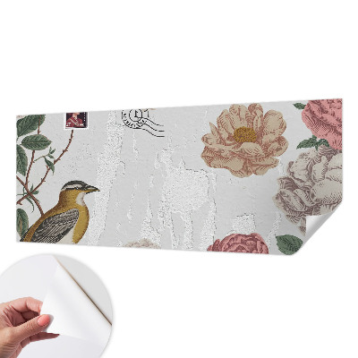3D fotobehang Vintage bloemen