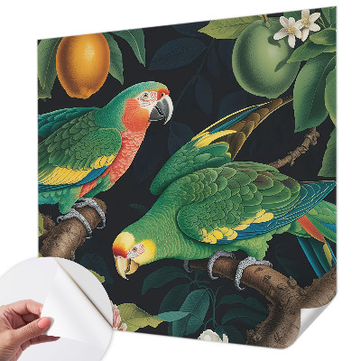 Foto behang voor de kinderkamer met een tropisch avontuur als motief