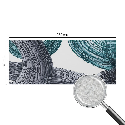 Foto behang voor de keuken met motief van vloeistofleidingen
