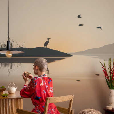 Fotobehang babykamer Ochtendstilte