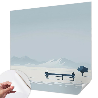 Zelfklevend fotobehang Minimalistisch landschap