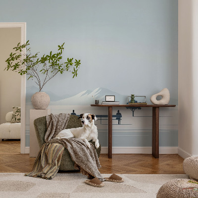 Zelfklevend fotobehang Minimalistisch landschap