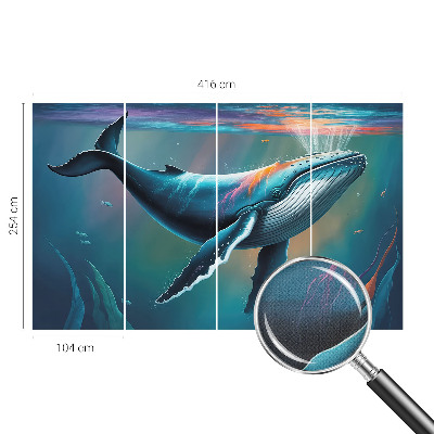 Zelfklevend fotobehang op maat Zeereus
