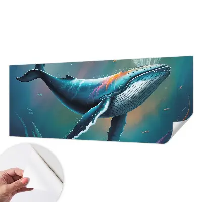 Zelfklevend fotobehang op maat met het patroon 'Zeereus'