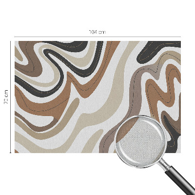 3D fotobehang Harmonieuze golven