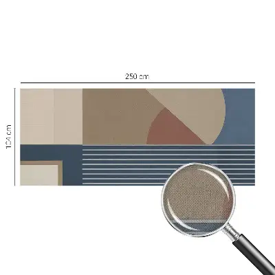 Foto behang voor de kinderkamer met een harmonieuze geometrische print
