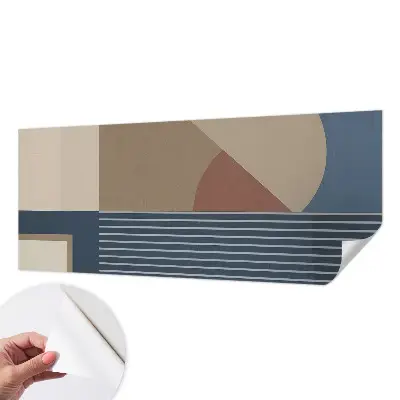 Foto behang voor de kinderkamer met een harmonieuze geometrische print