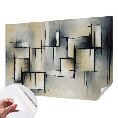3D fotobehang Abstracte geometrie