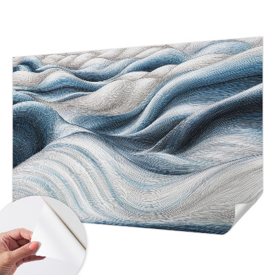 Fotobehang babykamer Zachte golven