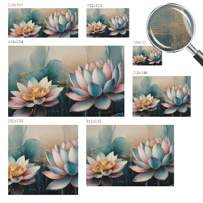 Fotobehang tienerkamer Lotusbloemen van Harmonie