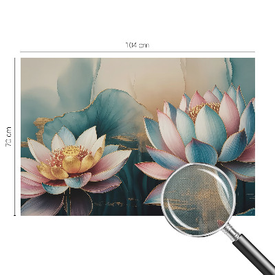 Fotobehang tienerkamer Lotusbloemen van Harmonie