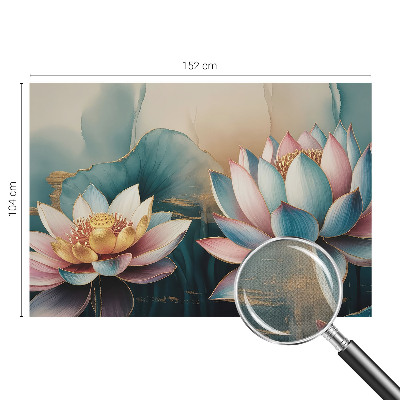 Fotobehang tienerkamer Lotusbloemen van Harmonie