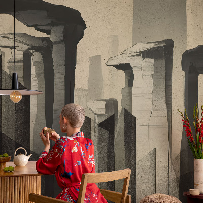 Zelfklevend fotobehang Rauwe architectuur