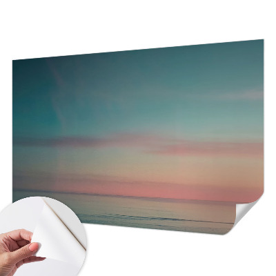 Foto behang voor de kinderkamer met een kalme zee als ontwerp