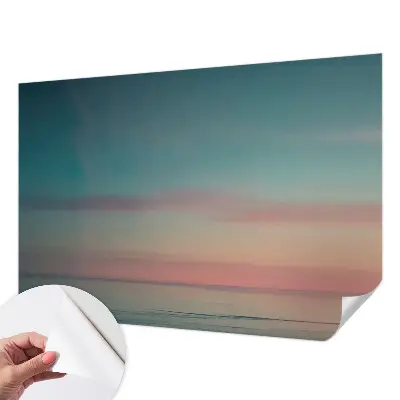 Foto behang voor de kinderkamer met een kalme zee als ontwerp
