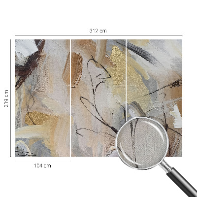 Fotobehang voor de kinderkamer Abstracte compositie