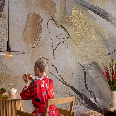 Fotobehang voor de kinderkamer Abstracte compositie