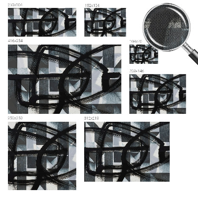 Fotobehang babykamer Expressieve geometrie