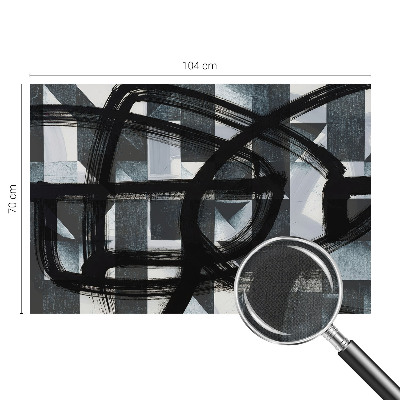 Fotobehang babykamer Expressieve geometrie