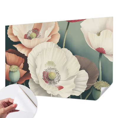 Foto behang voor de keuken Bloemenpracht