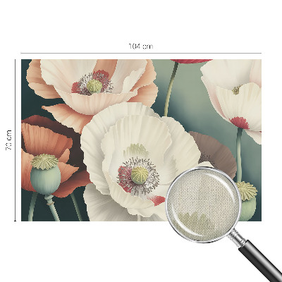 Foto behang voor de keuken Bloemenpracht