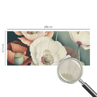 Foto behang voor de keuken Bloemenpracht