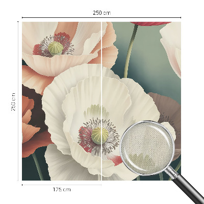 Foto behang voor de keuken Bloemenpracht