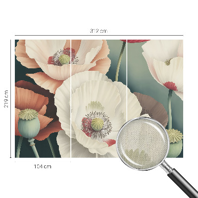 Foto behang voor de keuken Bloemenpracht
