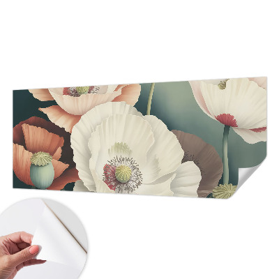 Foto behang voor de keuken Bloemenpracht