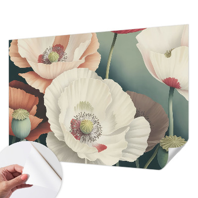Foto behang voor de keuken Bloemenpracht