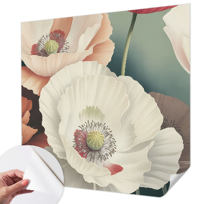 Foto behang voor de keuken Bloemenpracht
