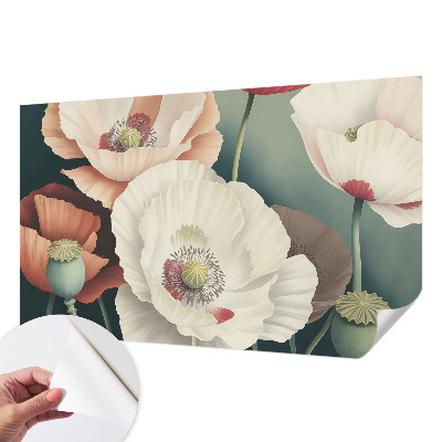 Foto behang voor de keuken Bloemenpracht