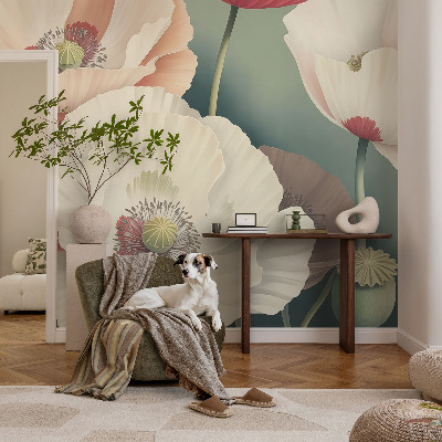 Foto behang voor de keuken Bloemenpracht