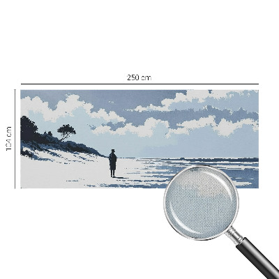Zelfklevend fotobehang Stilte op het strand