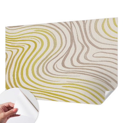 Fotobehang zelfklevend met een vloeibare, elegante print