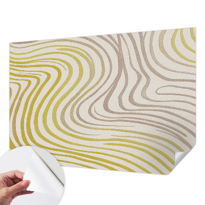 Fotobehang zelfklevend met een vloeibare, elegante print