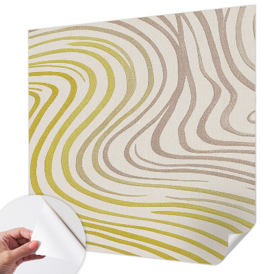 Fotobehang zelfklevend met een vloeibare, elegante print
