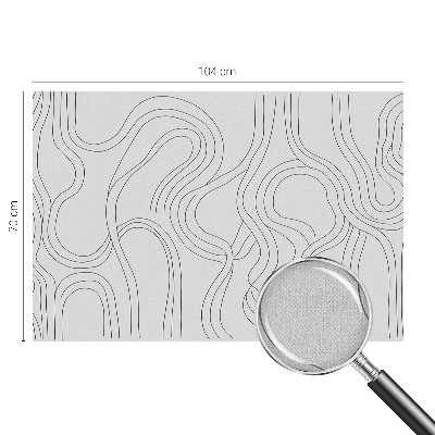 3D fotobehang Organische lijnen