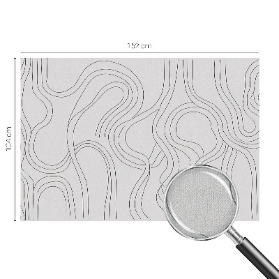 3D fotobehang Organische lijnen