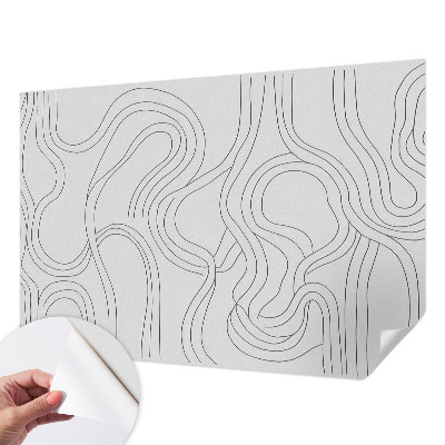 3D fotobehang Organische lijnen