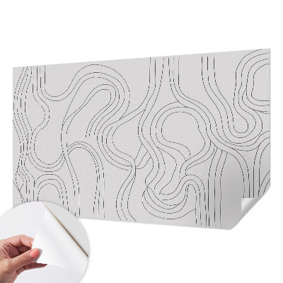 3D fotobehang Organische lijnen