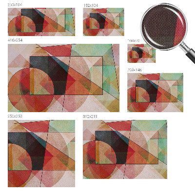 Foto behang voor de kinderkamer Geometrische abstractie