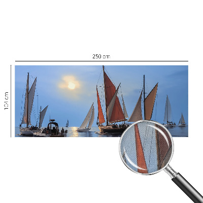 Fotobehang kinderkamer Zeilavontuur