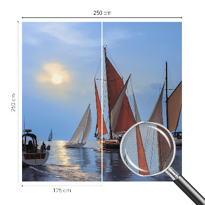 Fotobehang kinderkamer Zeilavontuur