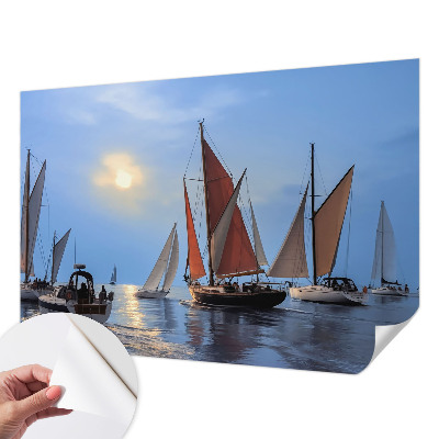 Fotobehang kinderkamer Zeilavontuur