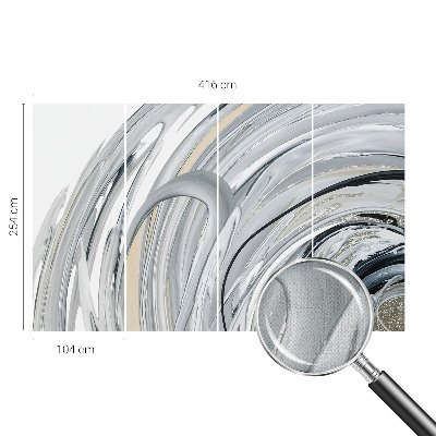 Fotobehang tienerkamer met een abstract marmerpatroon