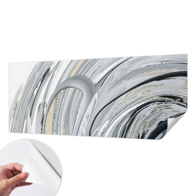 Fotobehang tienerkamer met een abstract marmerpatroon