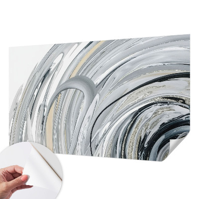 Fotobehang tienerkamer met een abstract marmerpatroon